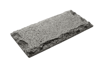 Темно-серая Гранитная плитка Dark Grey, Mushroom под скалу колотая купить в  Кургане